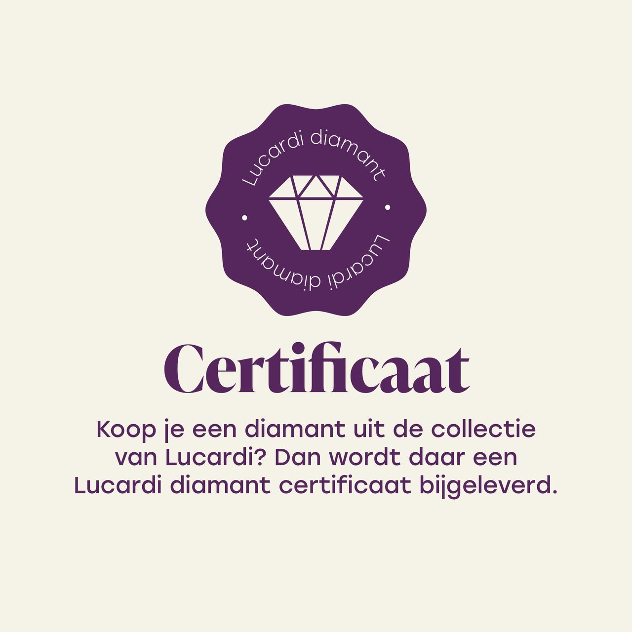 14 karaat geelgouden ring met lab grown diamant voor dames