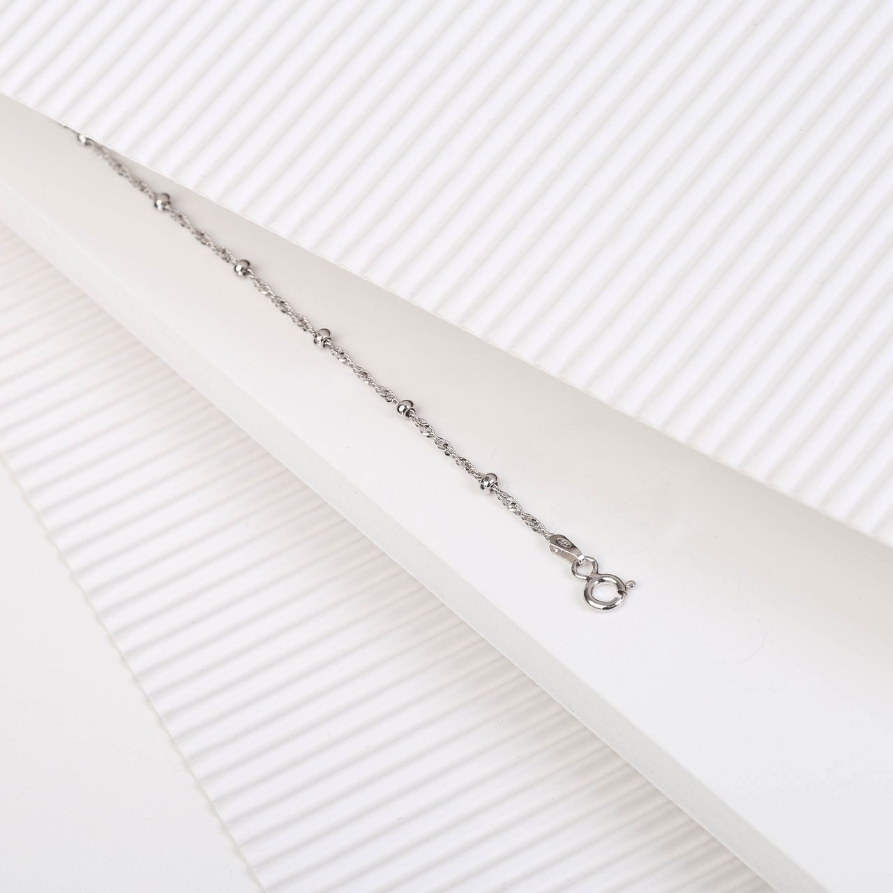 Gerecycleerd zilveren armband