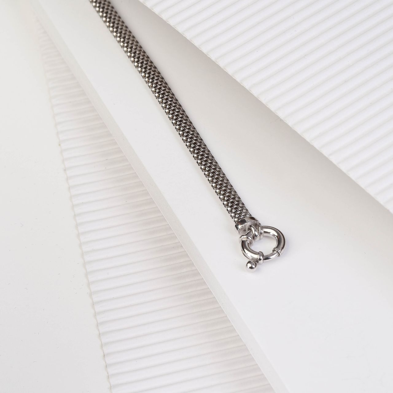 Gerecycleerd zilveren armband
