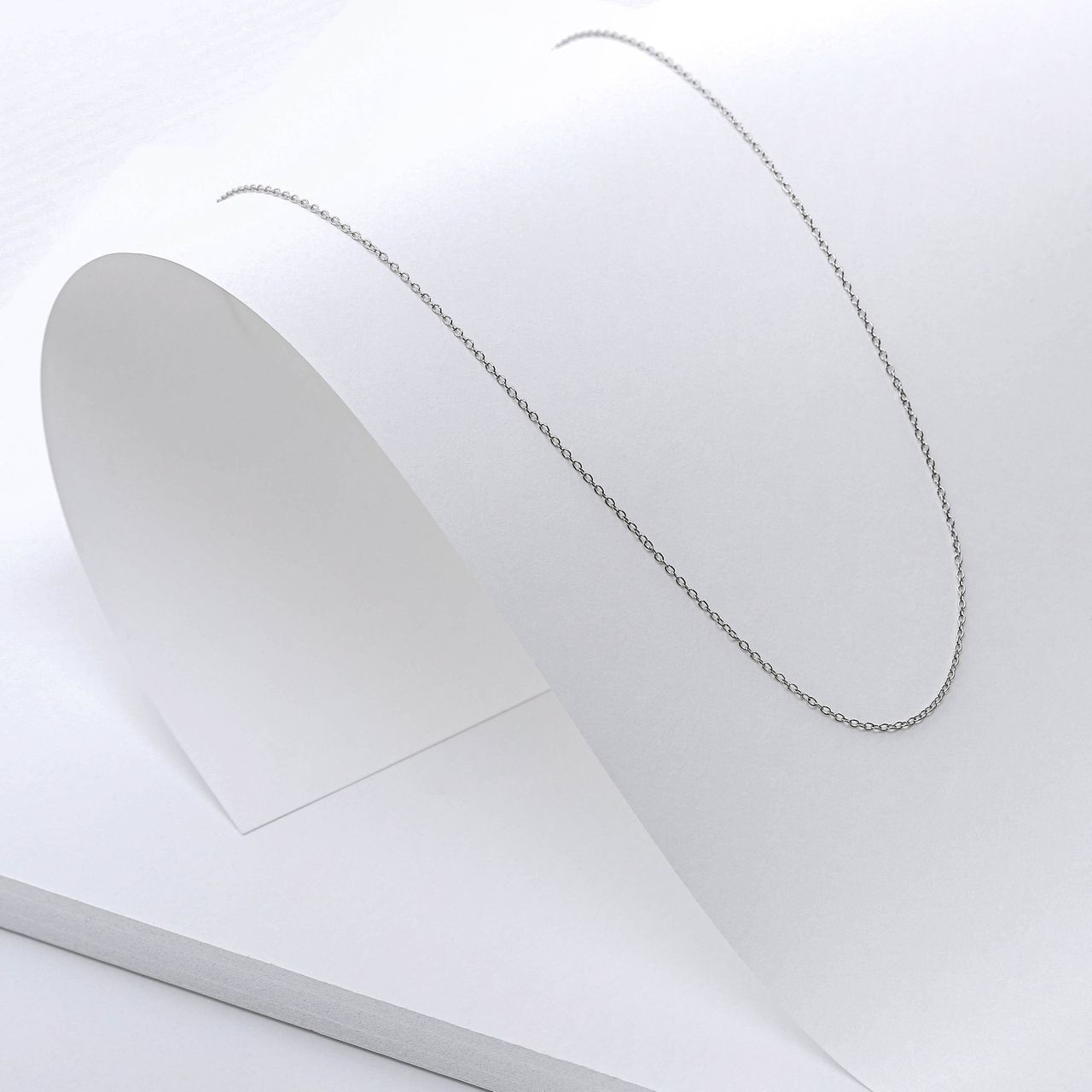 Zilveren ketting met initialen