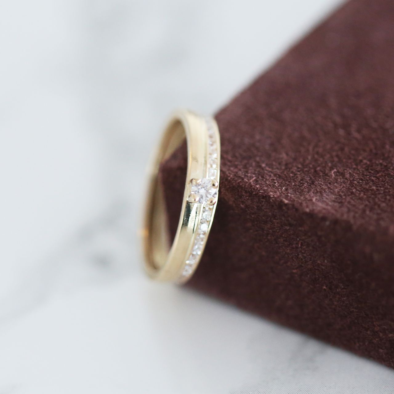 Ring, 585 Gelbgold, mit Zirkonia