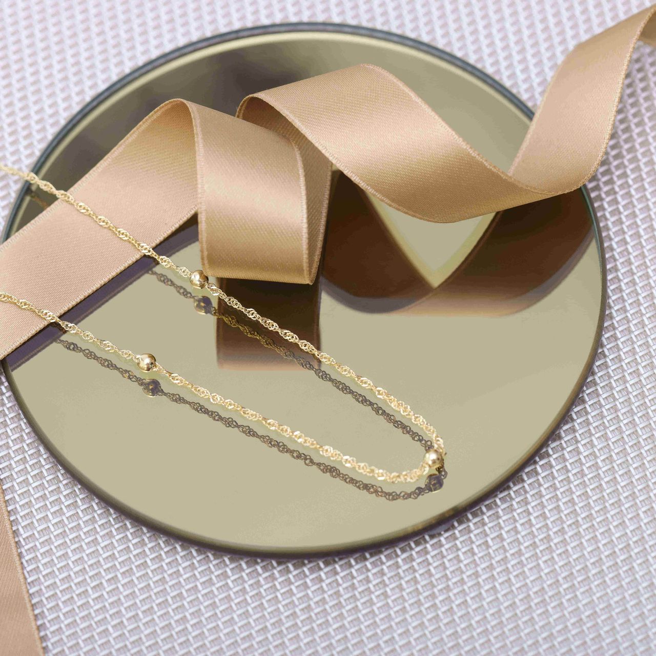 Halskette, 375 Gold, Fantasiekette