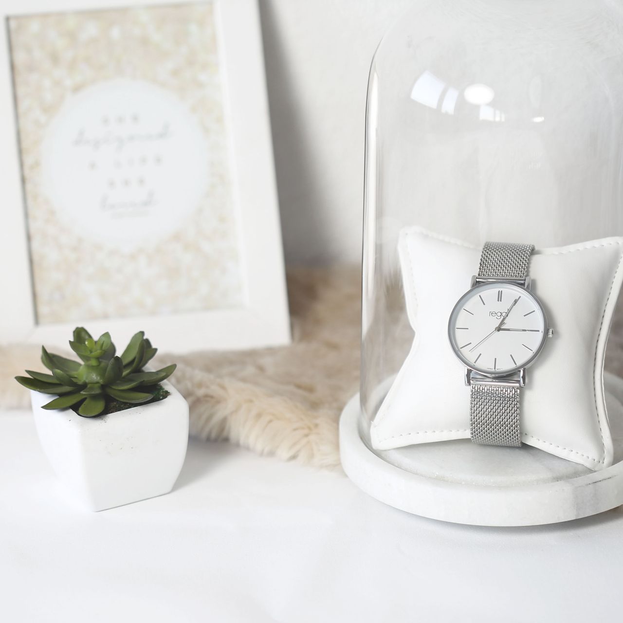 Regal Dames Horloge Zilverkleurig