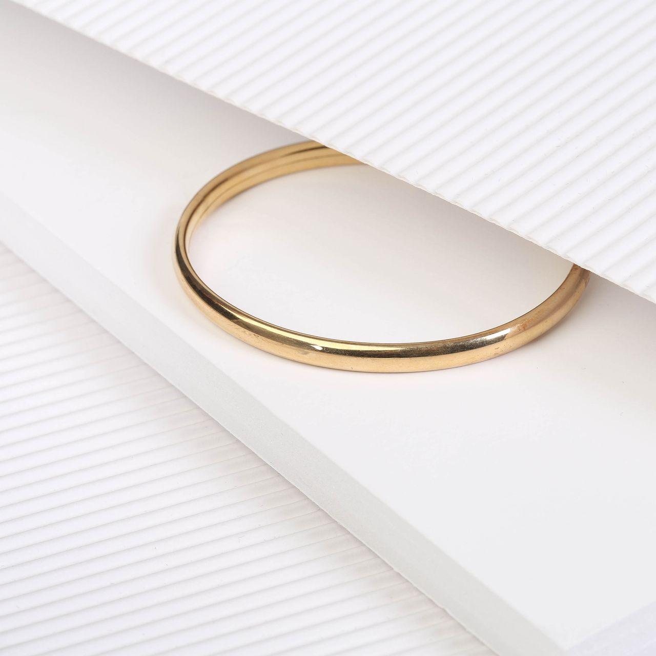 Zilveren armband bangle goldplated