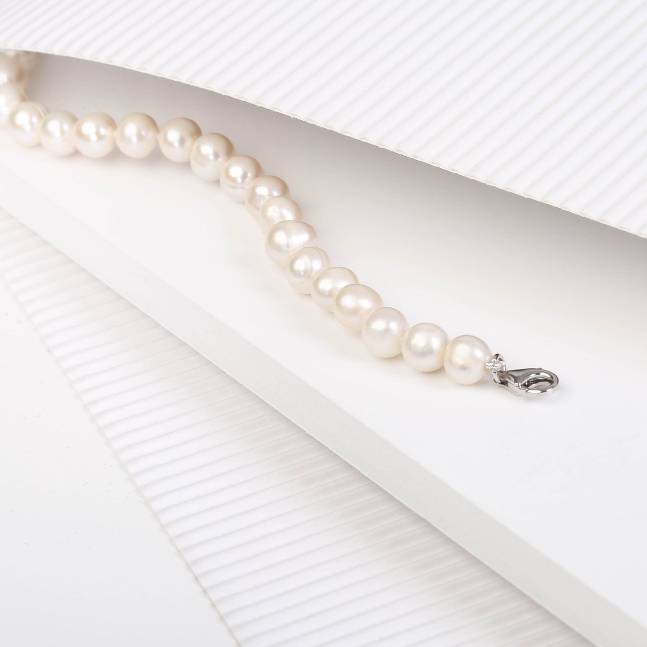 Silber-Armband mit Süßwasserperlen