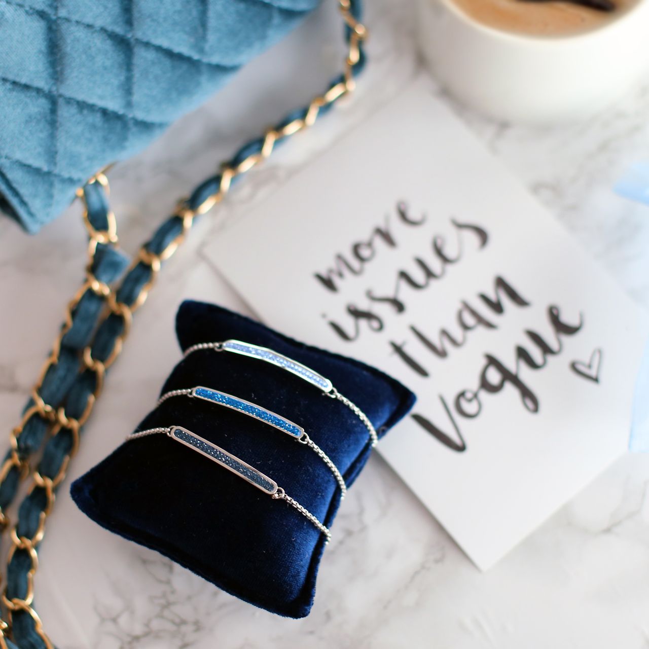 Gerecycleerd stalen plaatarmband montana kristal