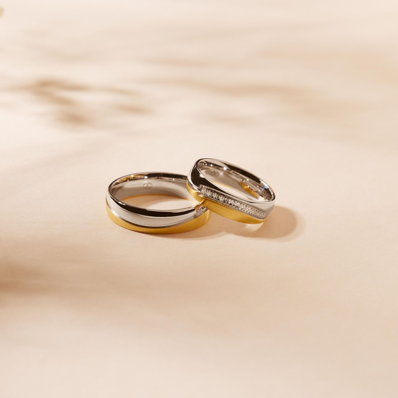 Zilveren goldplated liefdesring Cordoba met zirkonia voor dames