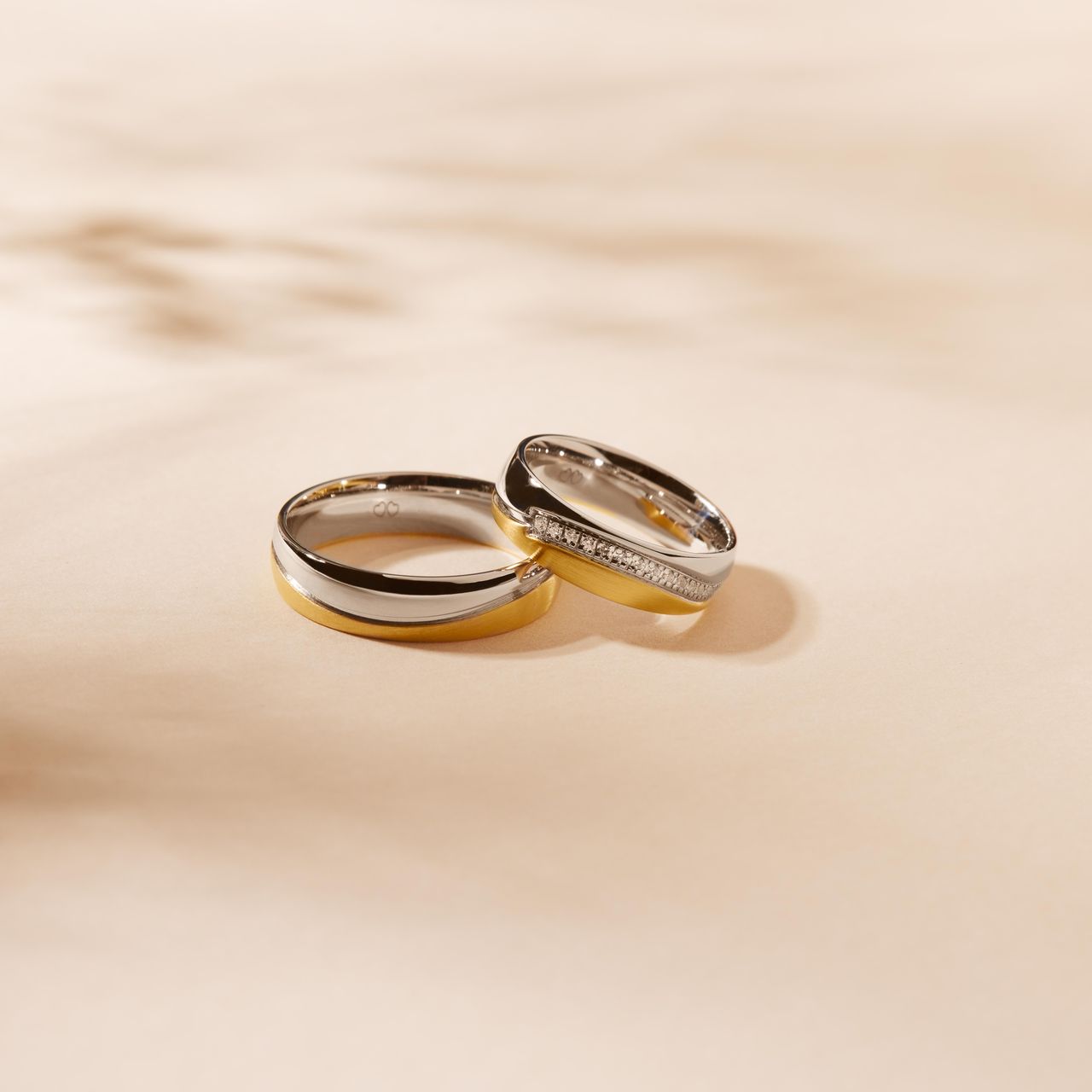 Zilveren goldplated herenliefdesring Cordoba