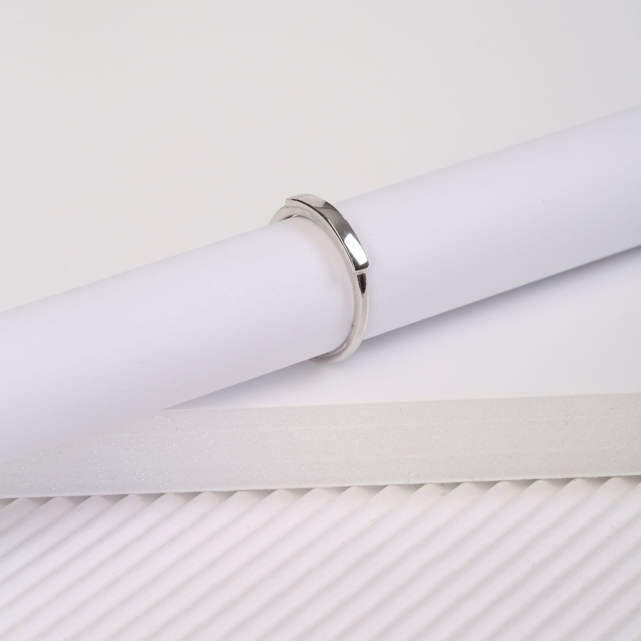 Silberring mit Stab