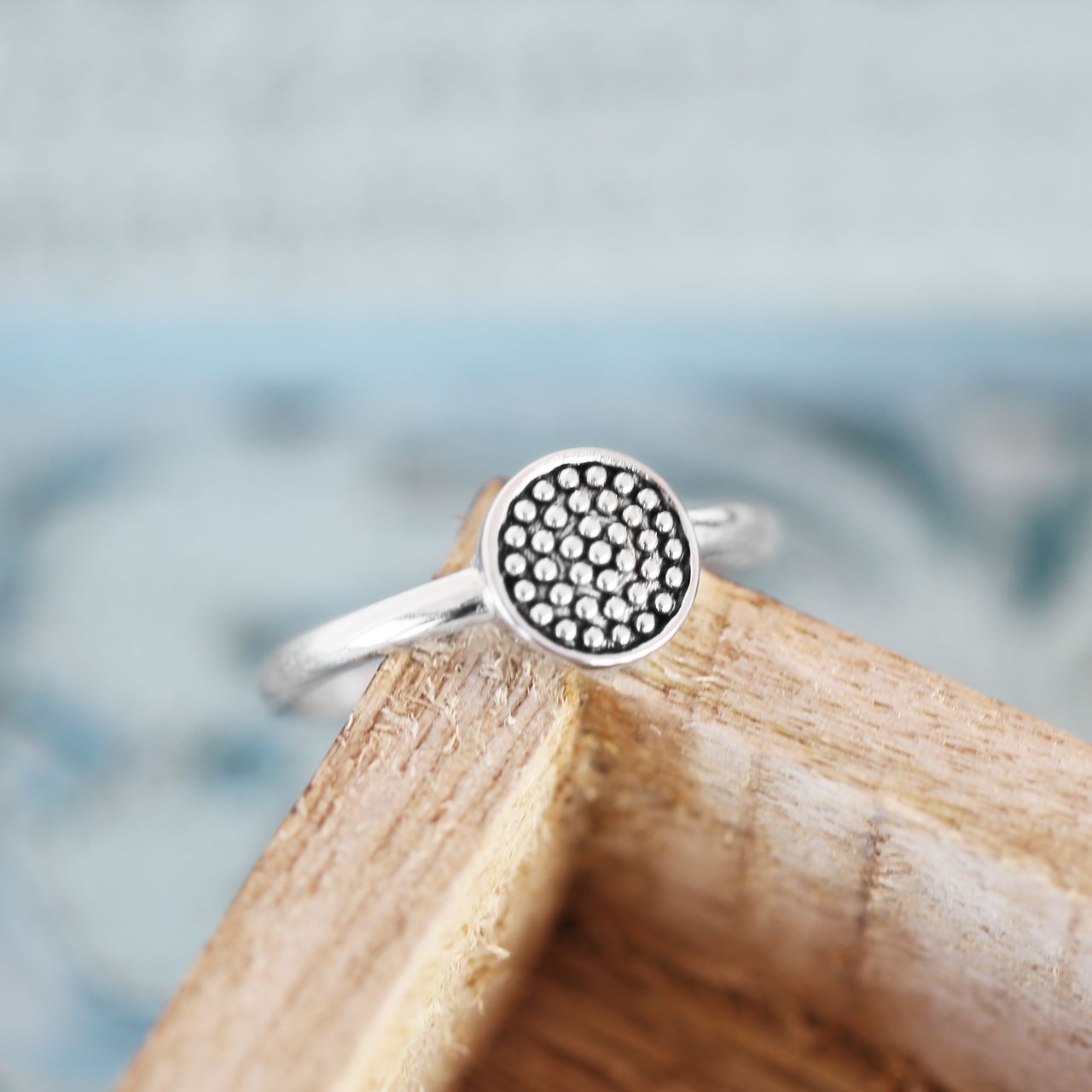 Zilveren ring rond Bali