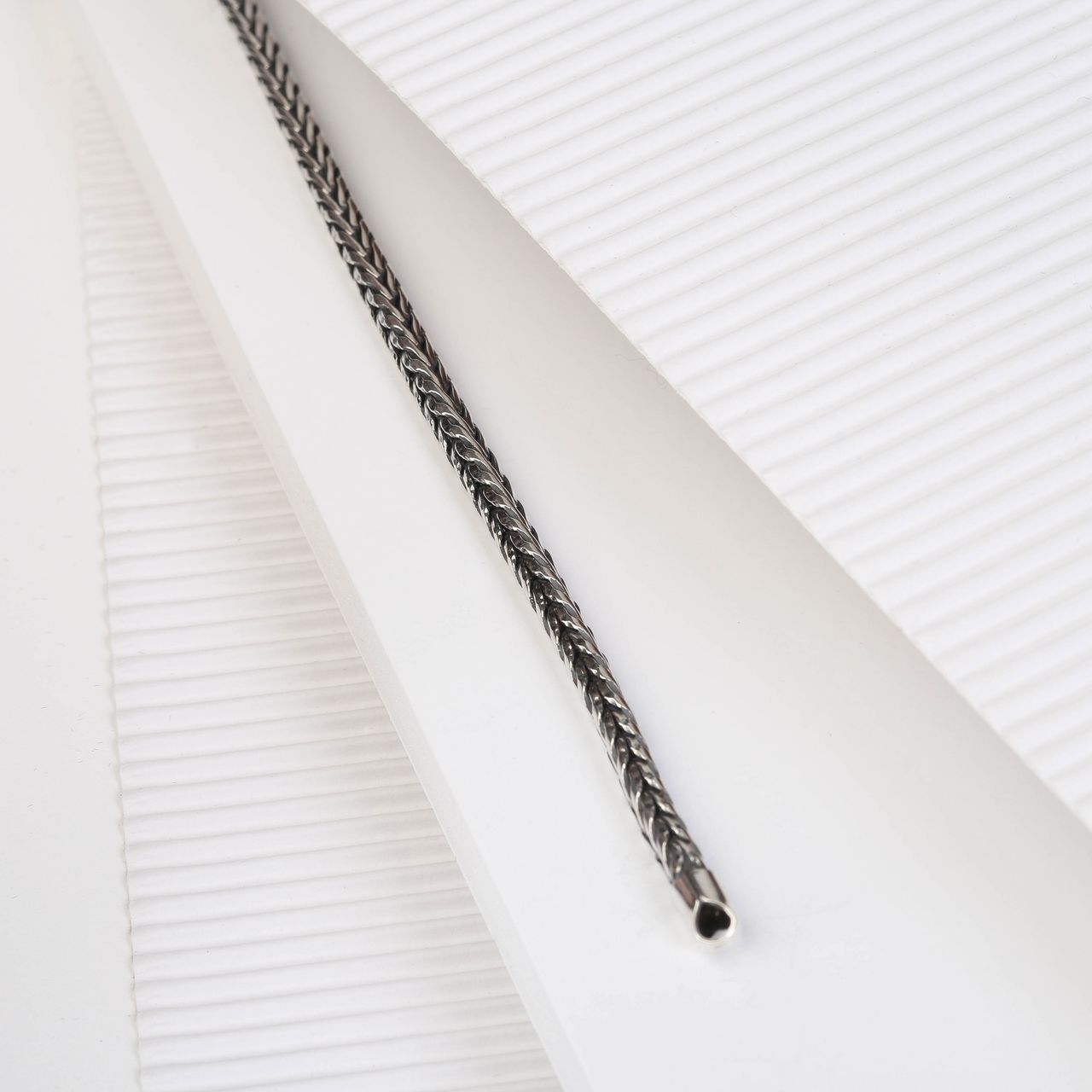 Zilveren armband spiga rond Bali