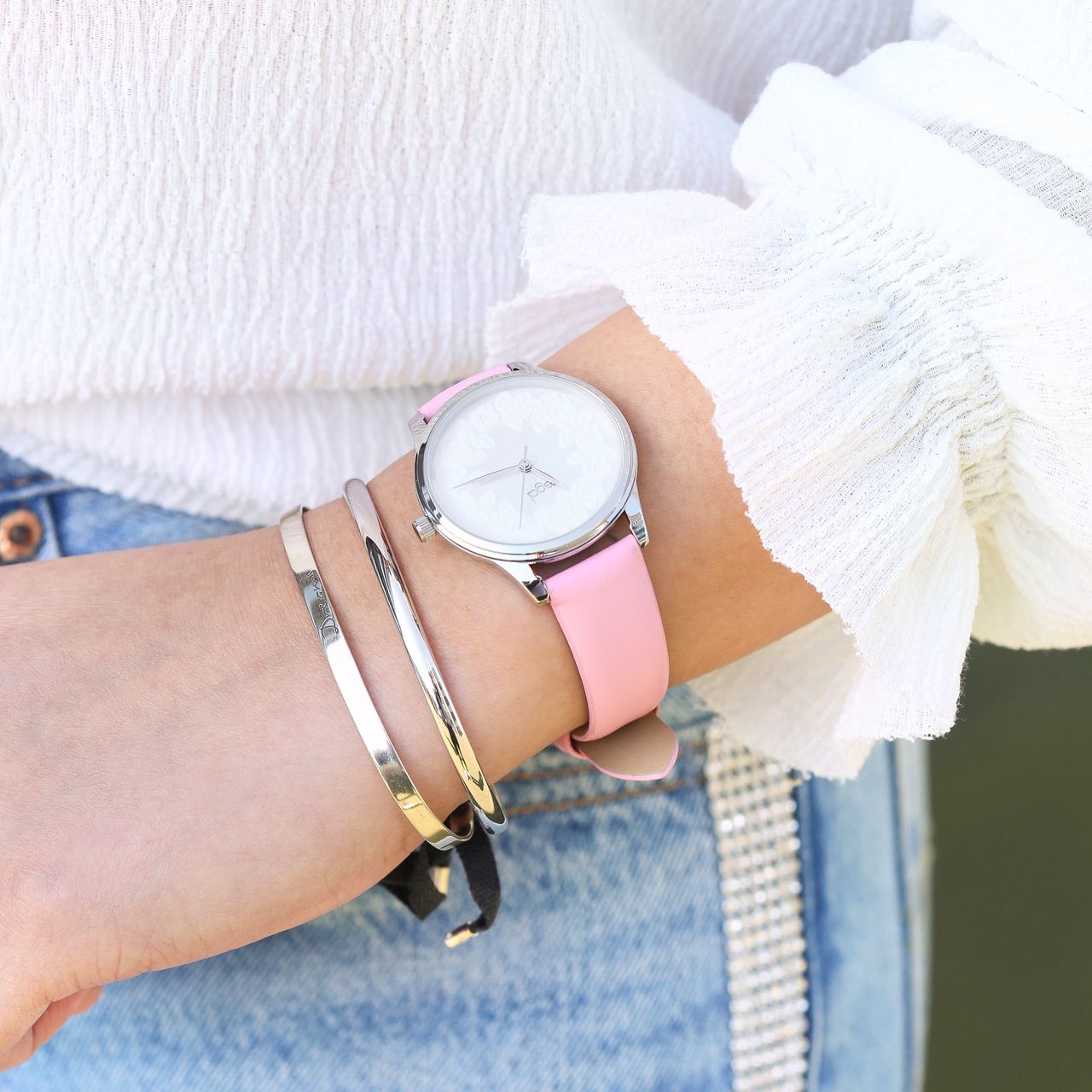 Zilveren armband bangle 4mm