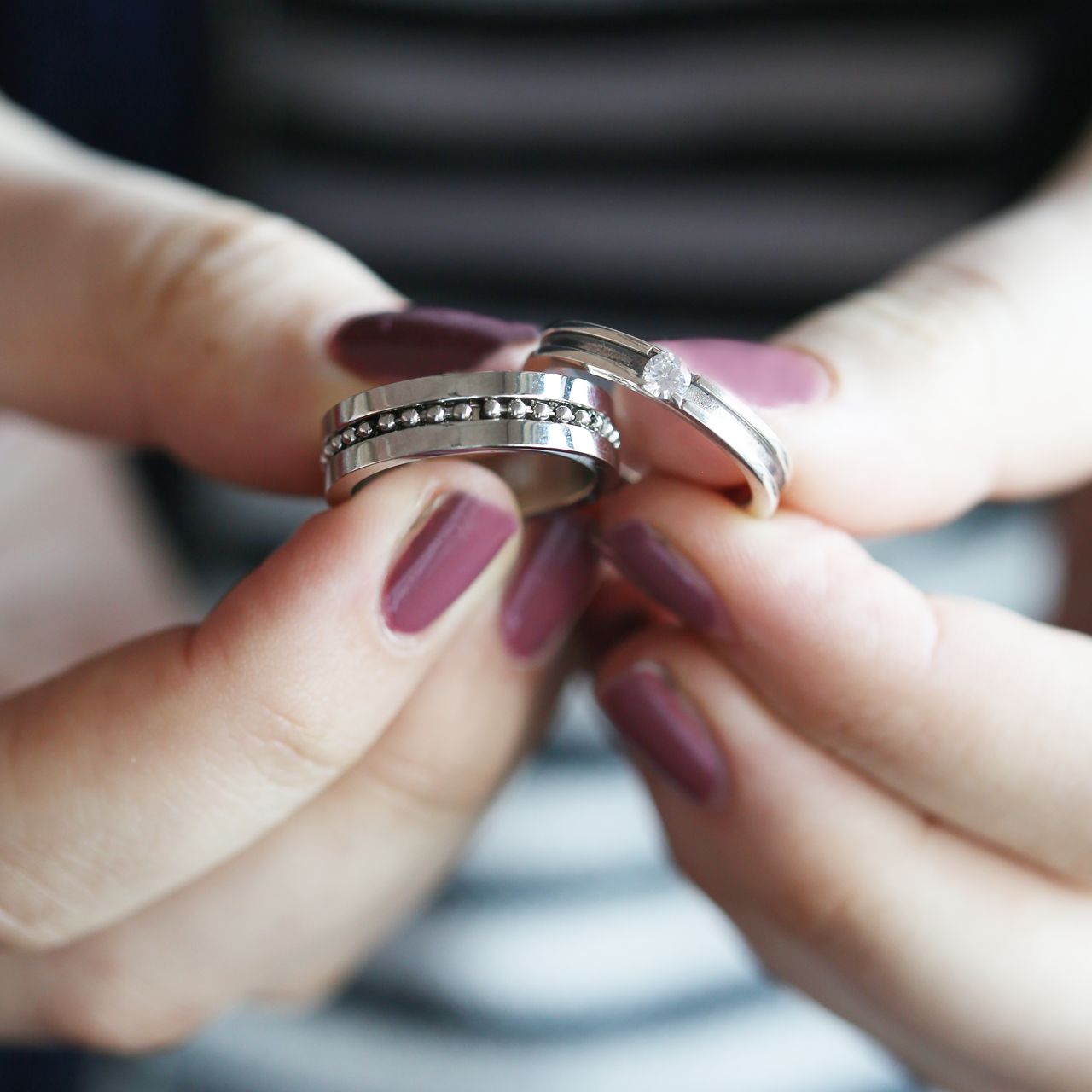 Gerecycleerd stainless steel ring bolletjes