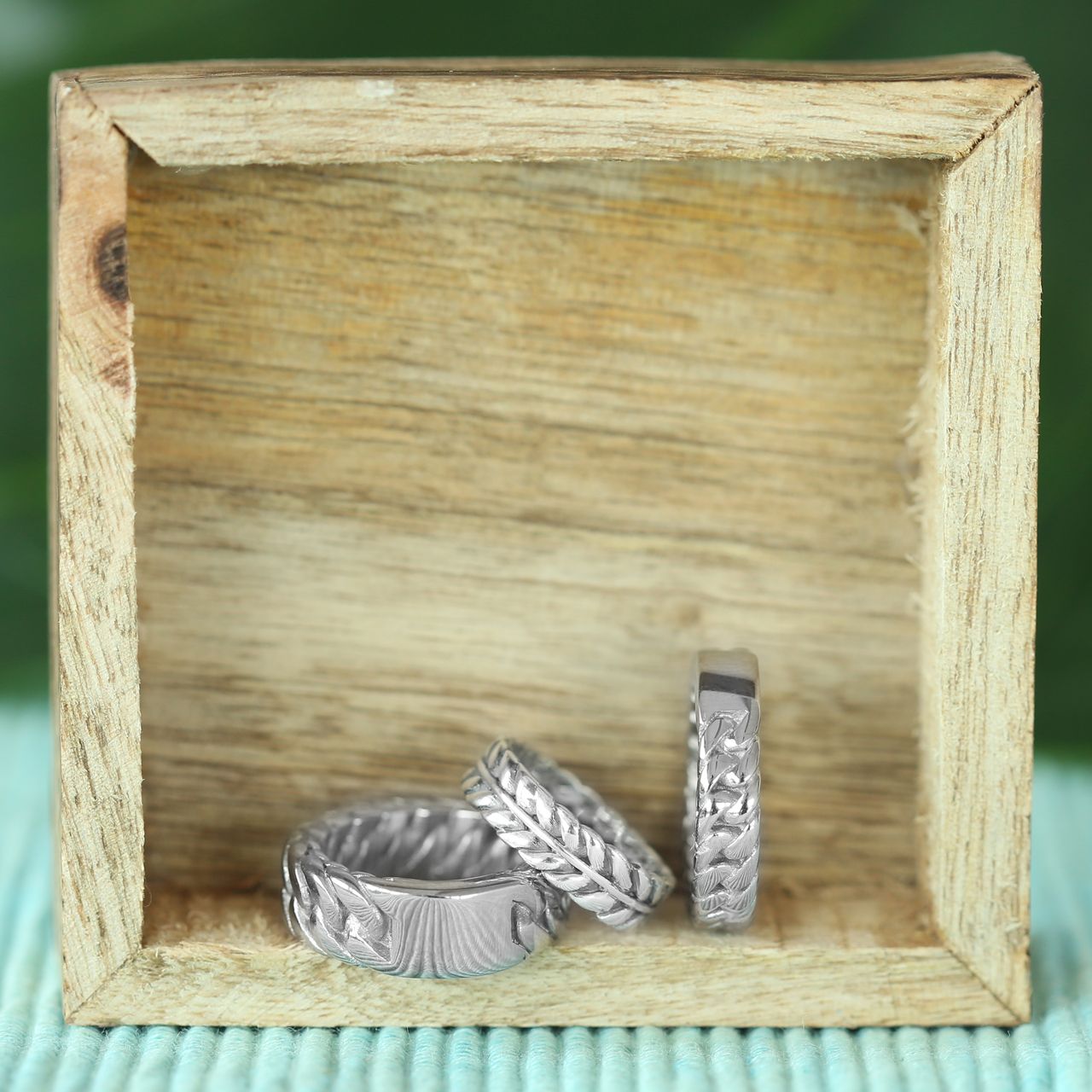 Stainless steel ring gourmetschakel