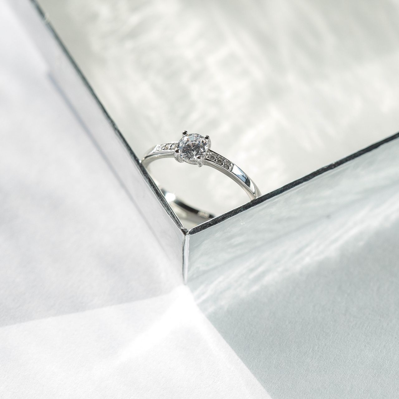 Zilveren ring zirkonia