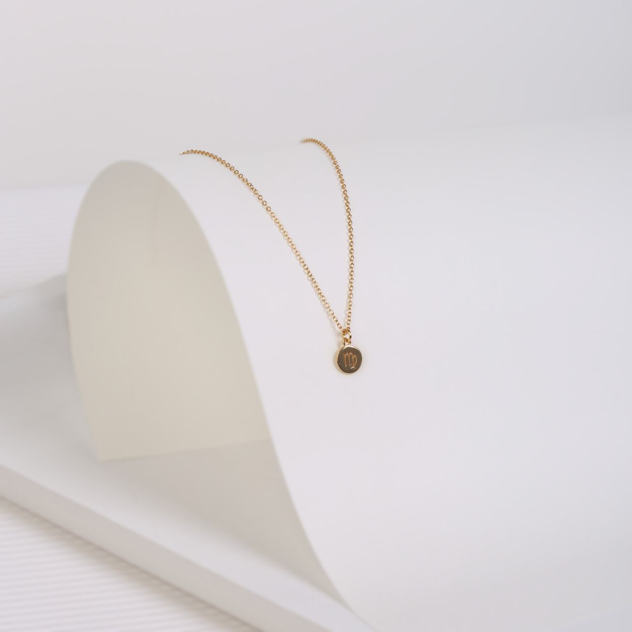 Zilveren goldplated ketting met hanger sterrenbeeld voor dames