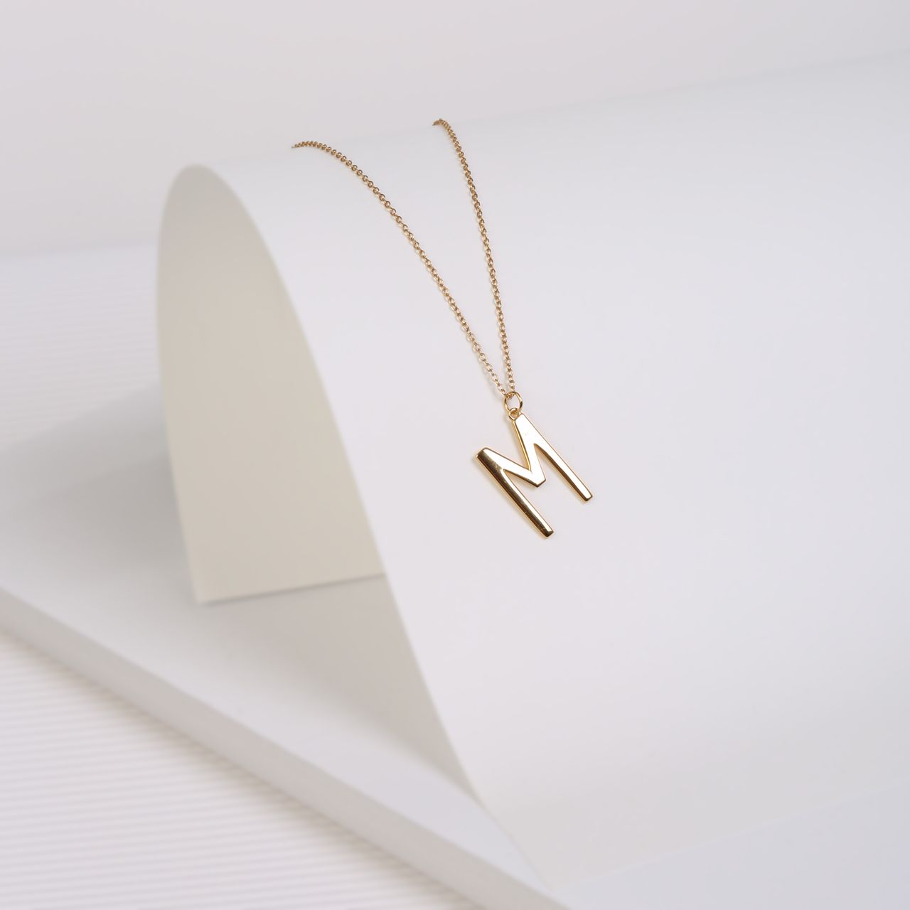 Zilveren ketting&hanger goldplated alfabet