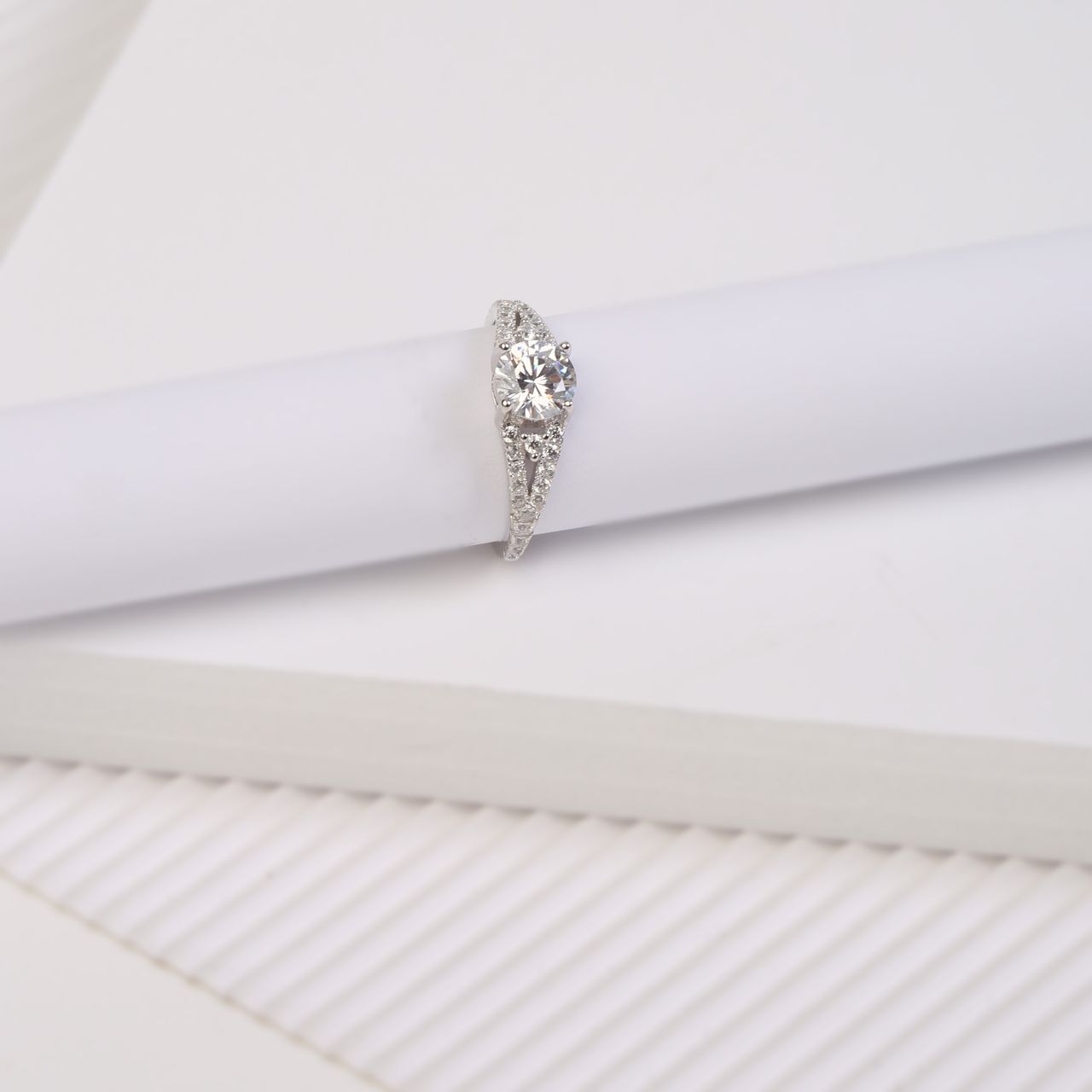 Ring, 925 Silber, mit Zirkonia