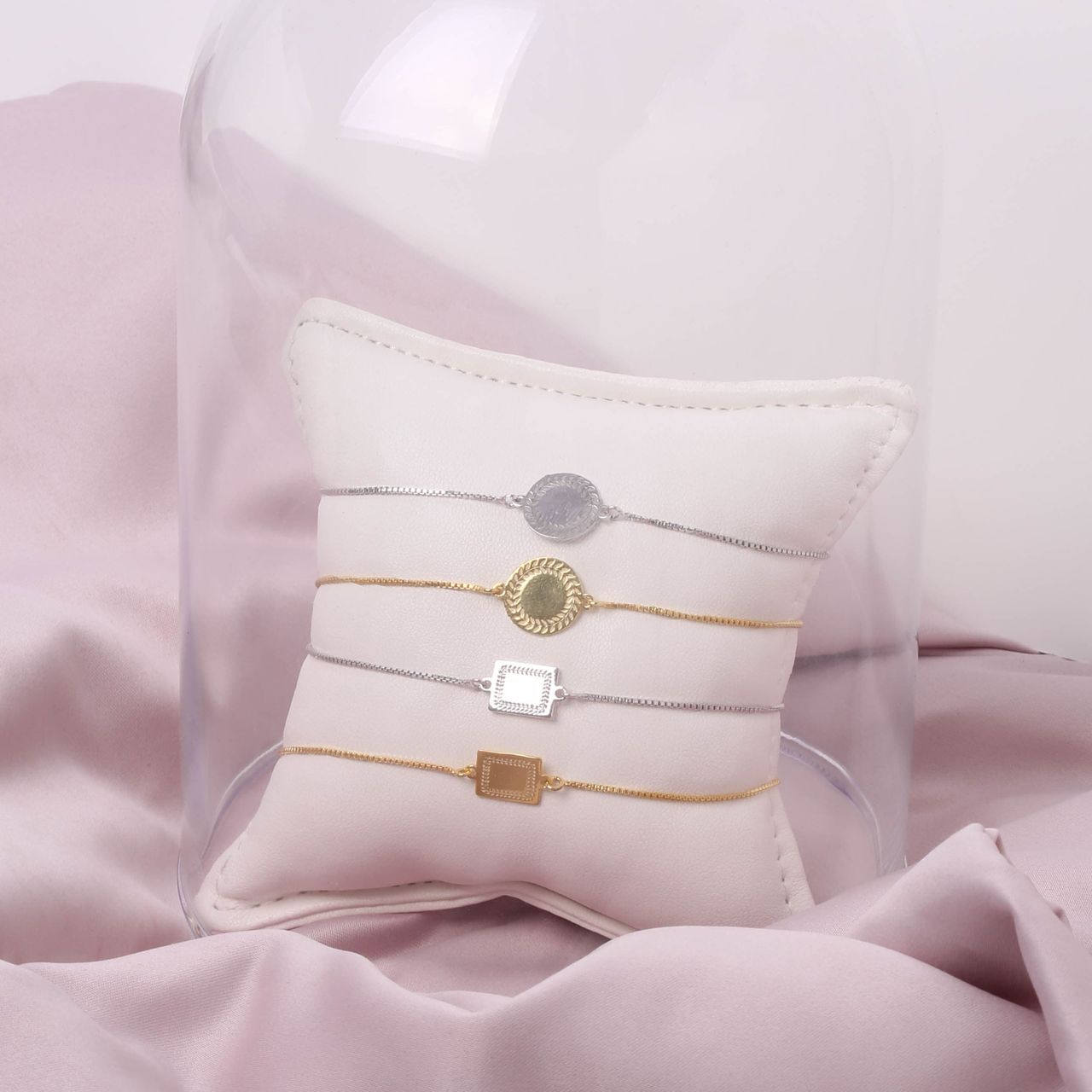 Zilveren armband Romeinse krans