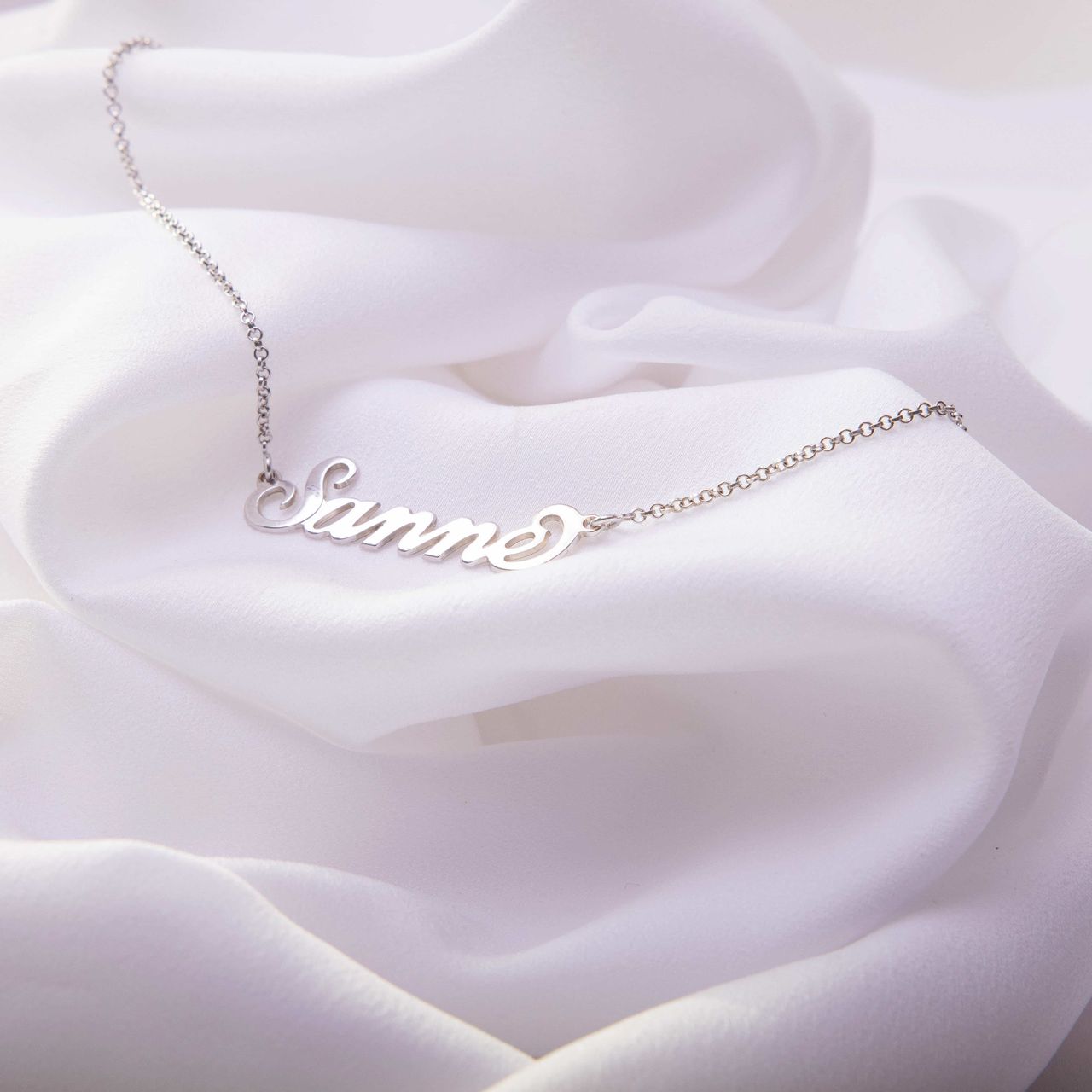 Namenskette, 925 Silber, Carrie