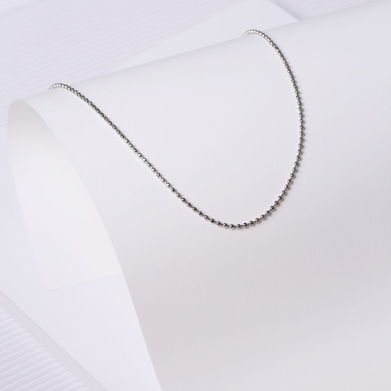 Stainless steel schakelketting voor dames