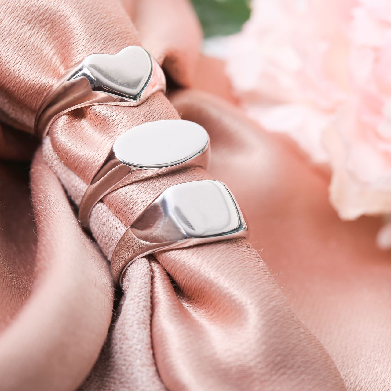 Siegelring, 925 Silber, oval