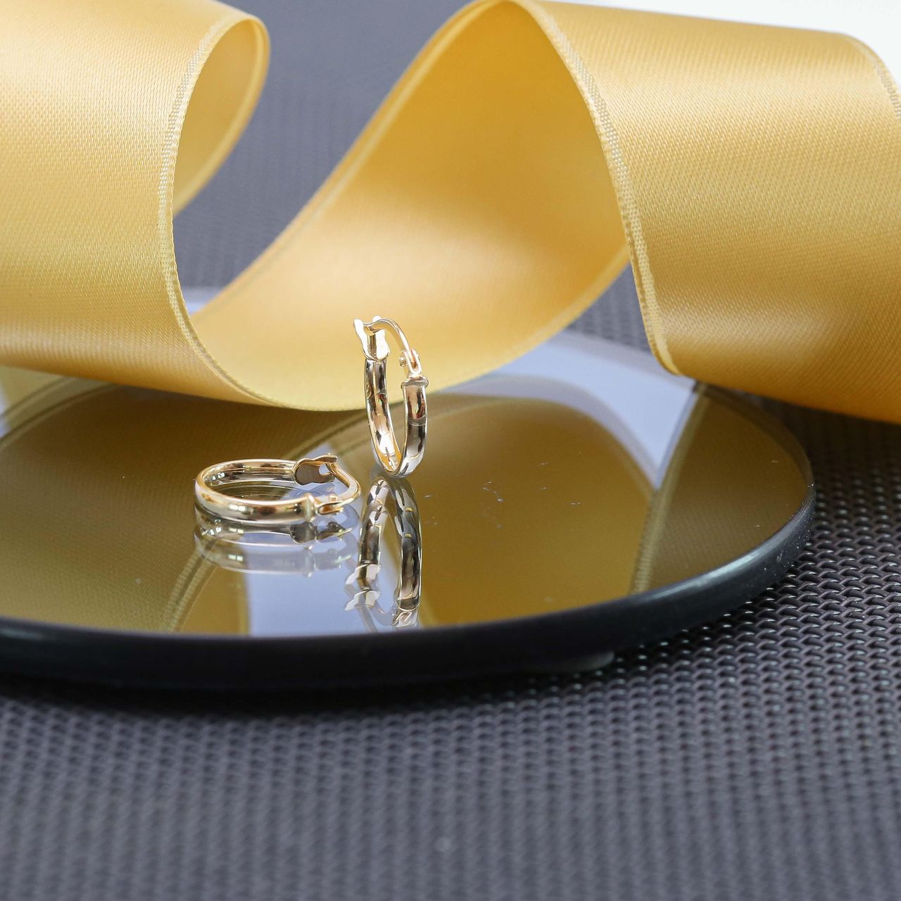 Ohrringe, 585 Gelbgold, 10 mm