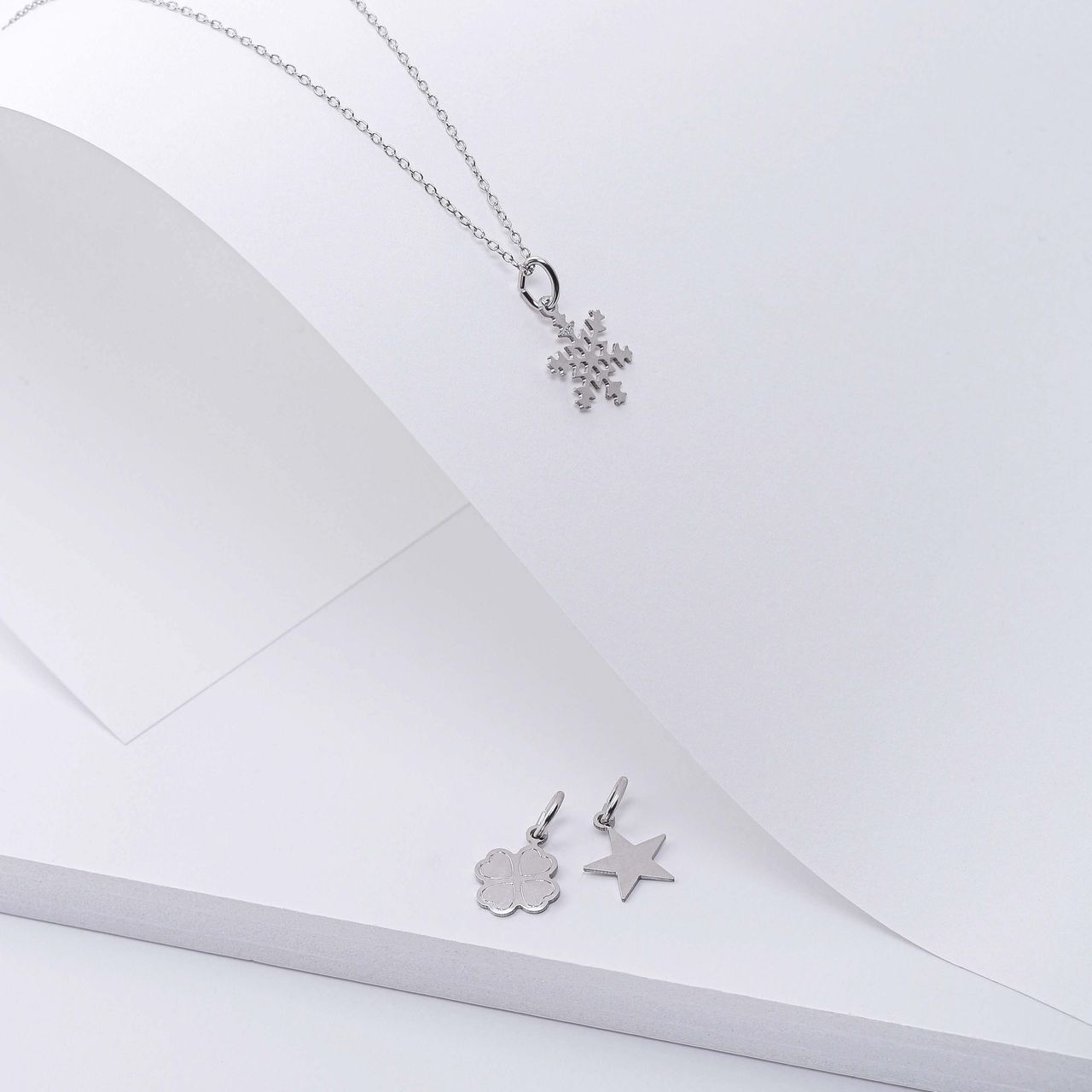 Anhänger, 925 Silber, Stern