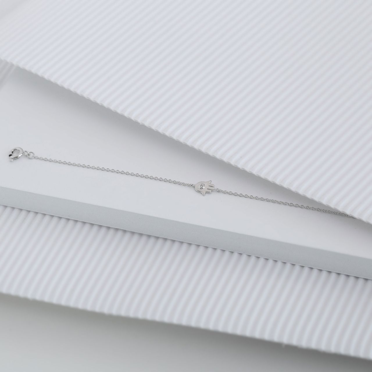 Zilveren armband Hamsa