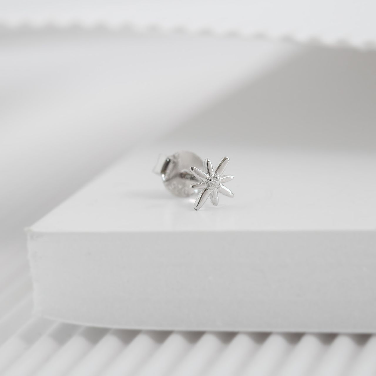 Ohrstecker, 925 Silber, Stern, Zirkonia