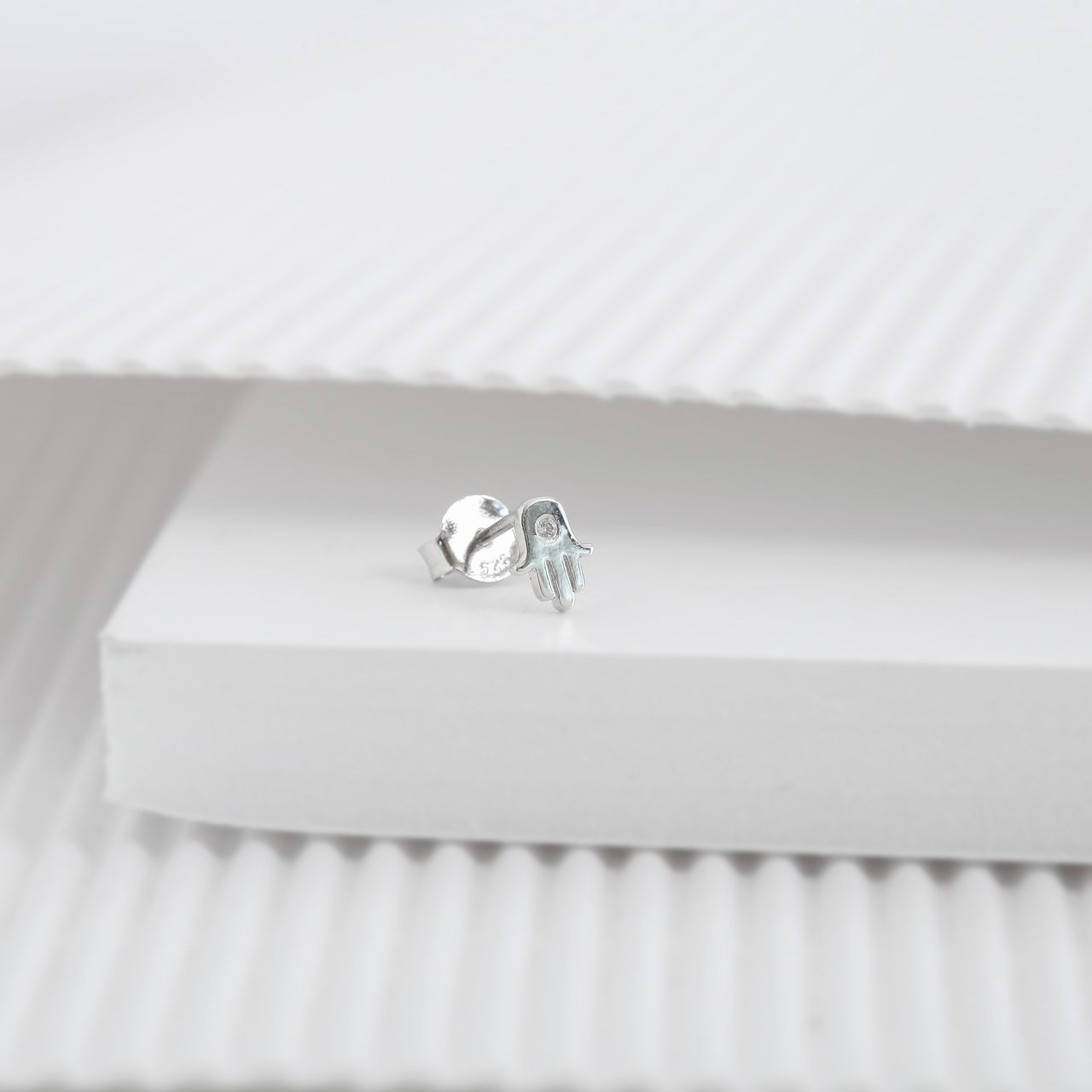 Ohrstecker, 925 Silber, Hamsa