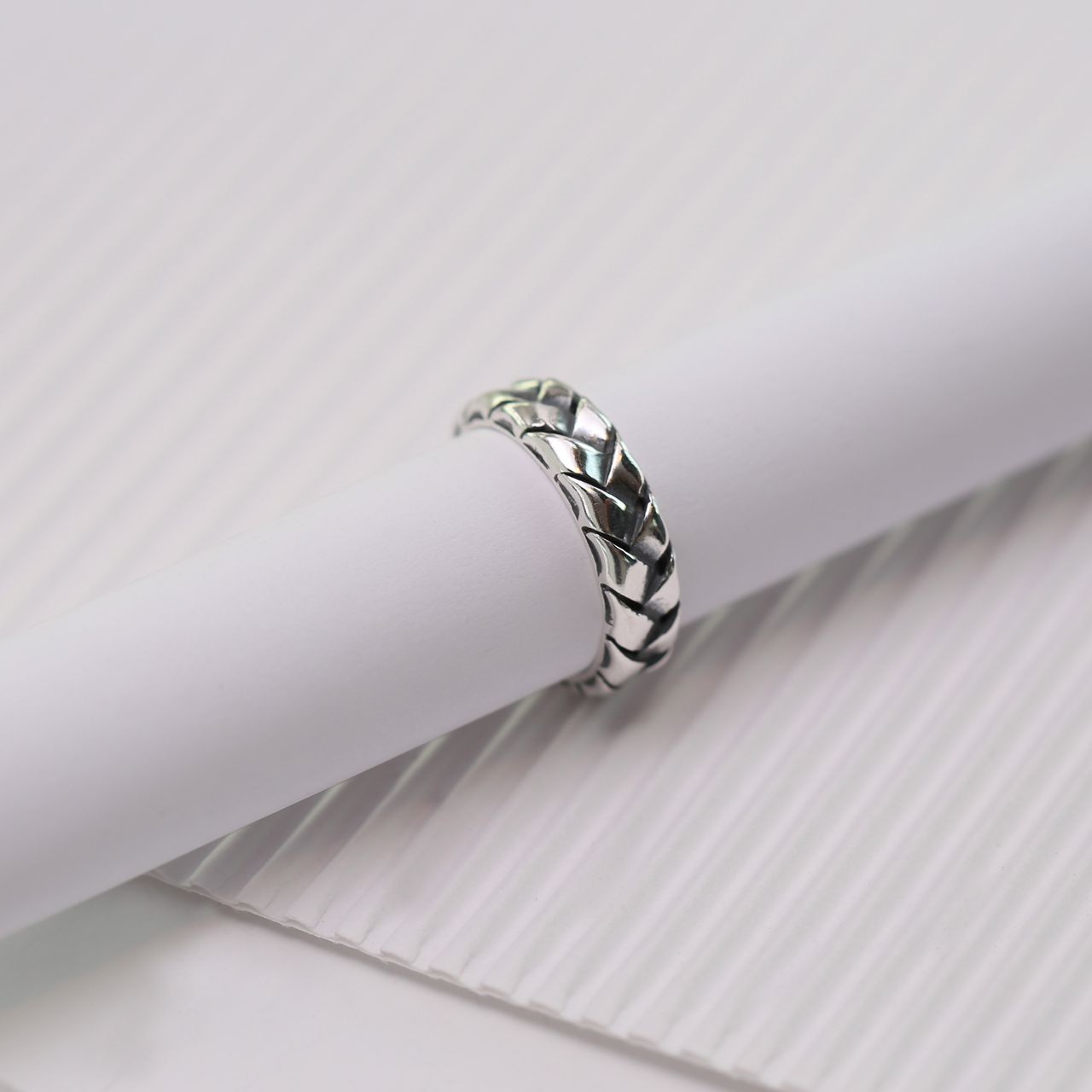 Zilveren ring vlecht Bali Treasures