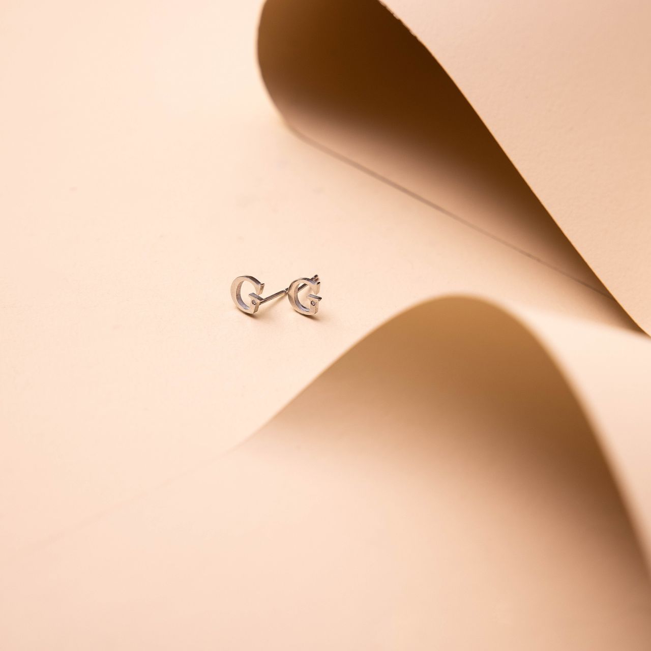 Guess stalen oorbellen G GUESS MINIATURE