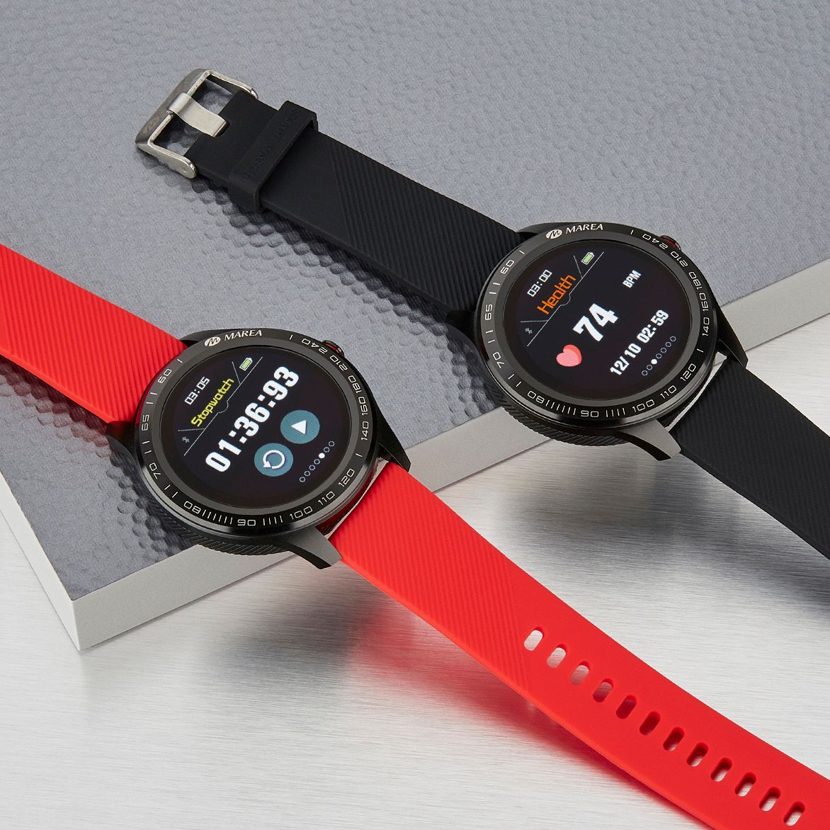 Marea Smartwatch Digitaal Heren Horloge Zwart B59003/1