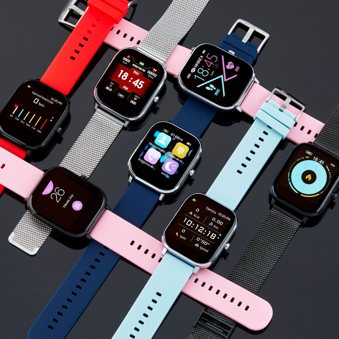Marea Smartwatch Digitaal Horloge Zwart B58006/2