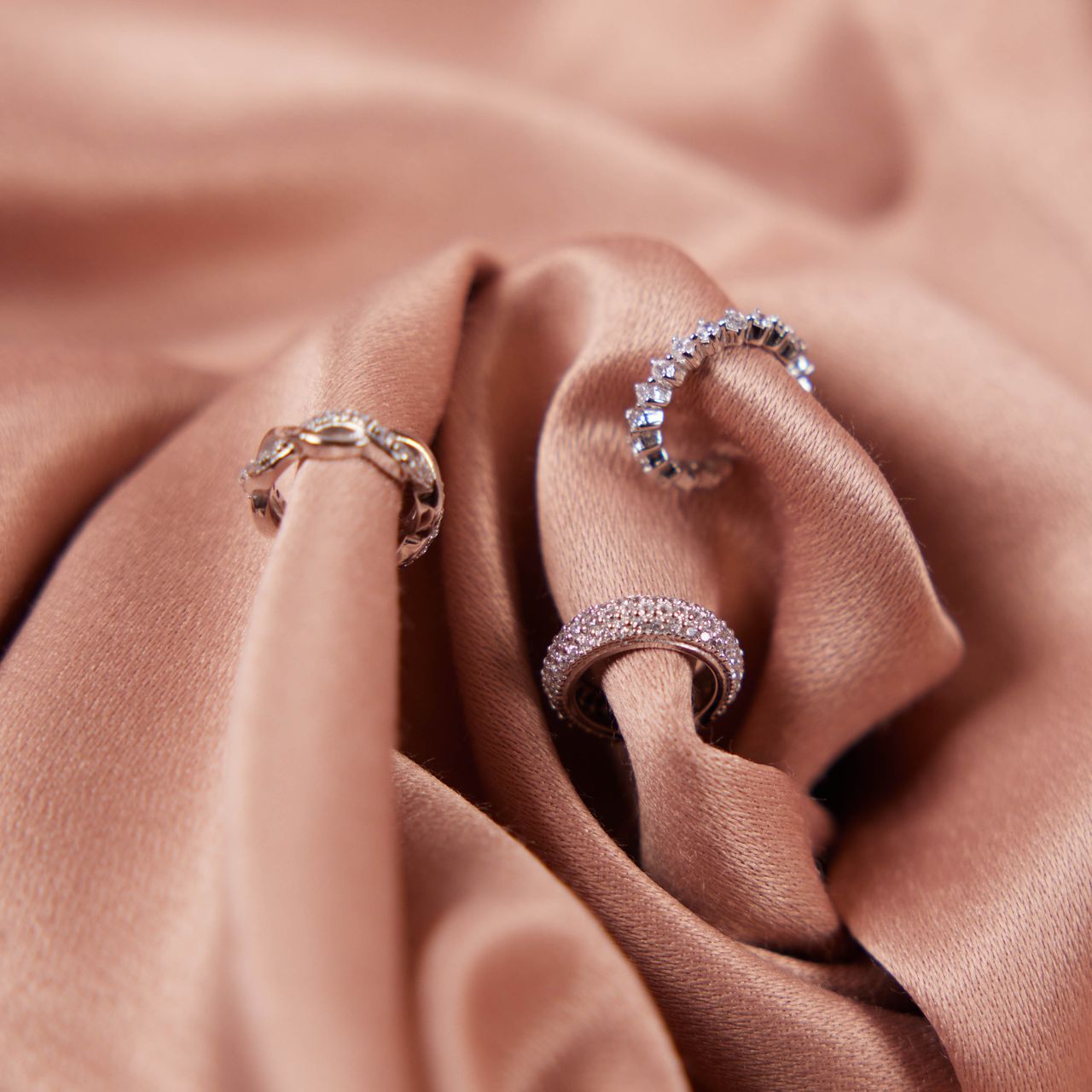 Zilveren earcuff breed zirkonia