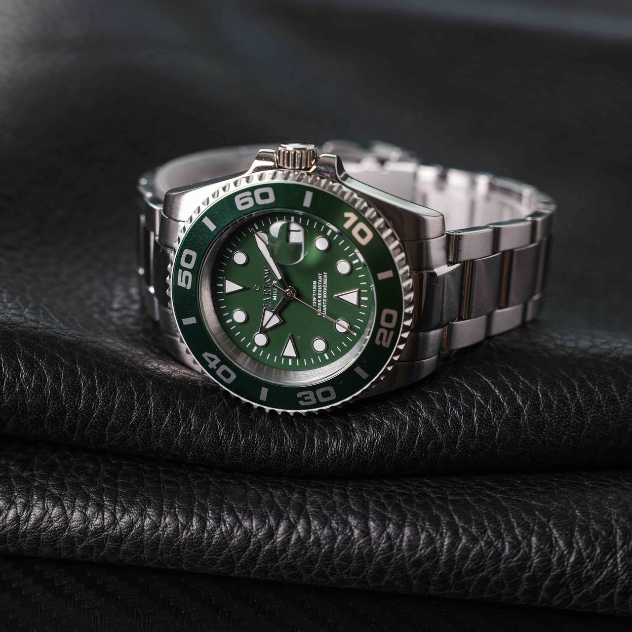 Marlow Miller Heren Horloge Zwart