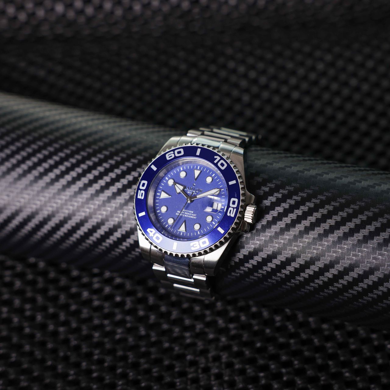 Marlow Miller Heren Horloge Zilverkleurig