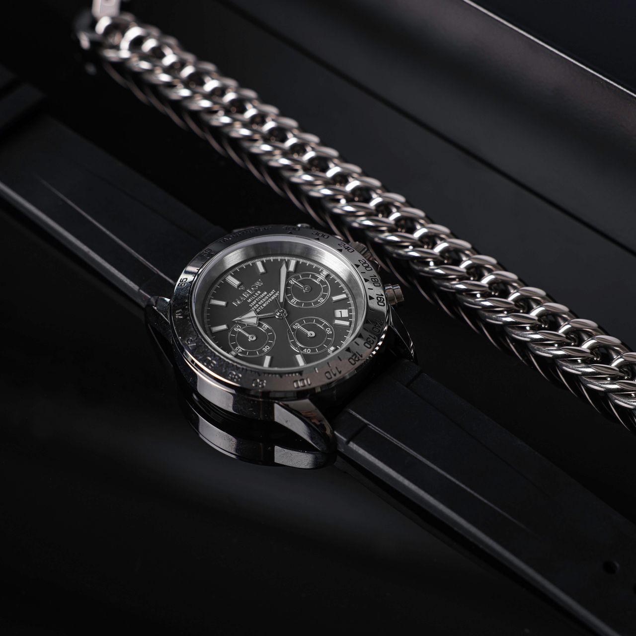 Marlow Miller cadeauset met stalen armband 19 cm