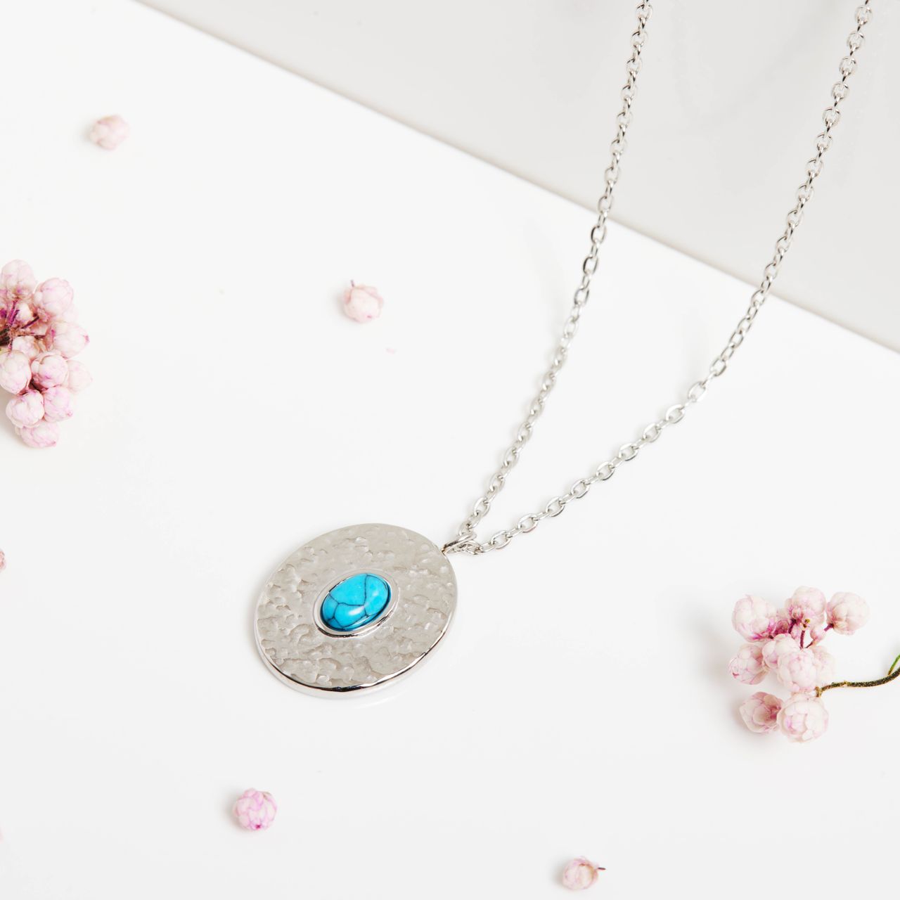 Stalen ketting met hanger