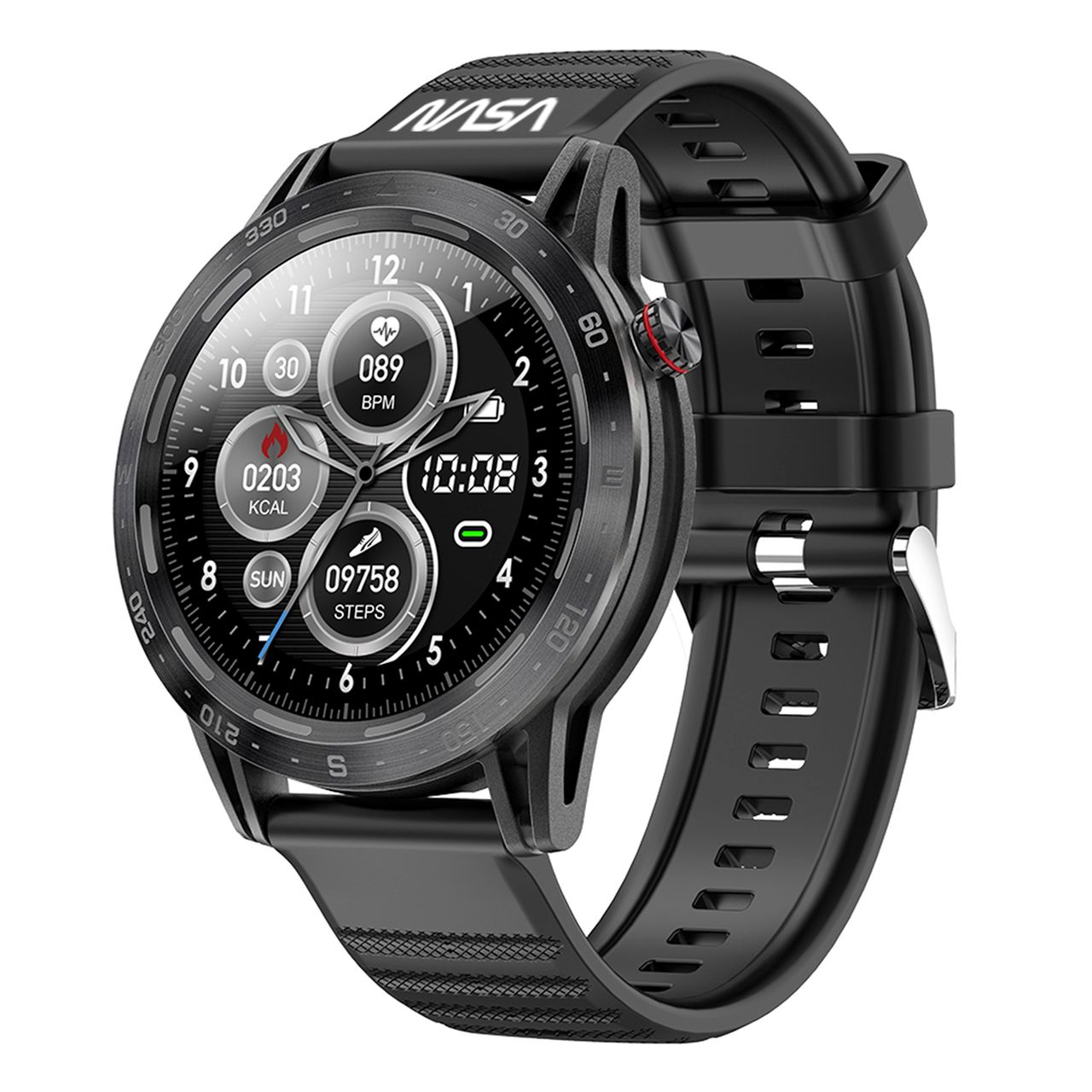 Nasa Smartwatch, 56 mm, schwarz, BNA30019-001