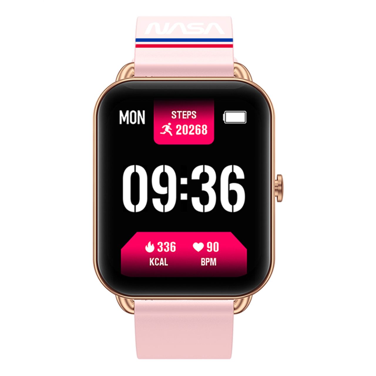 Nasa Smartwatch Digitaal Dames Horloge Rosekleurig BNA30039-005