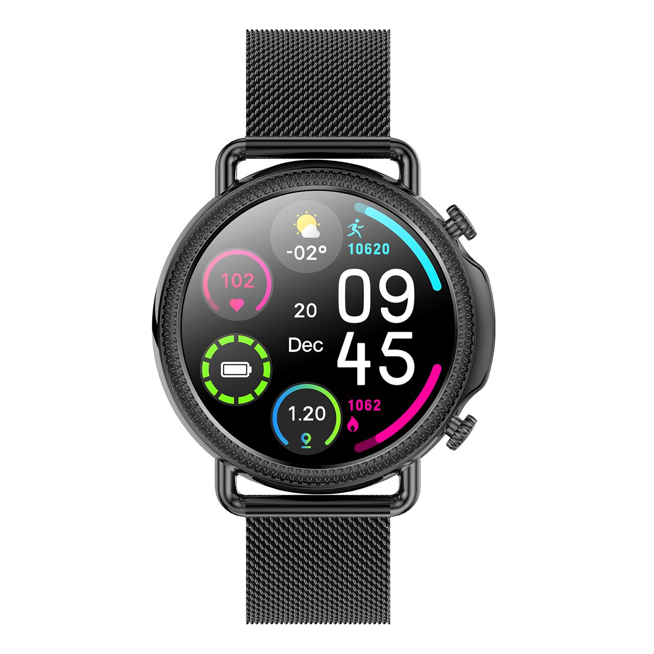 Nasa Smartwatch Digitaal Dames Horloge Zwart BNA30109-003