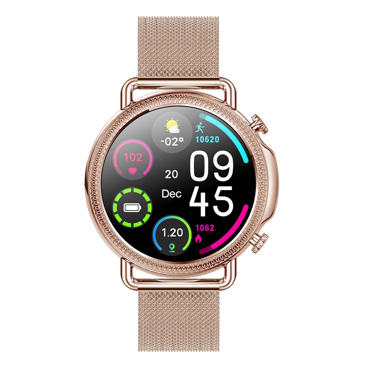 Nasa Smartwatch Digitaal Dames Horloge Rosekleurig BNA30109-005