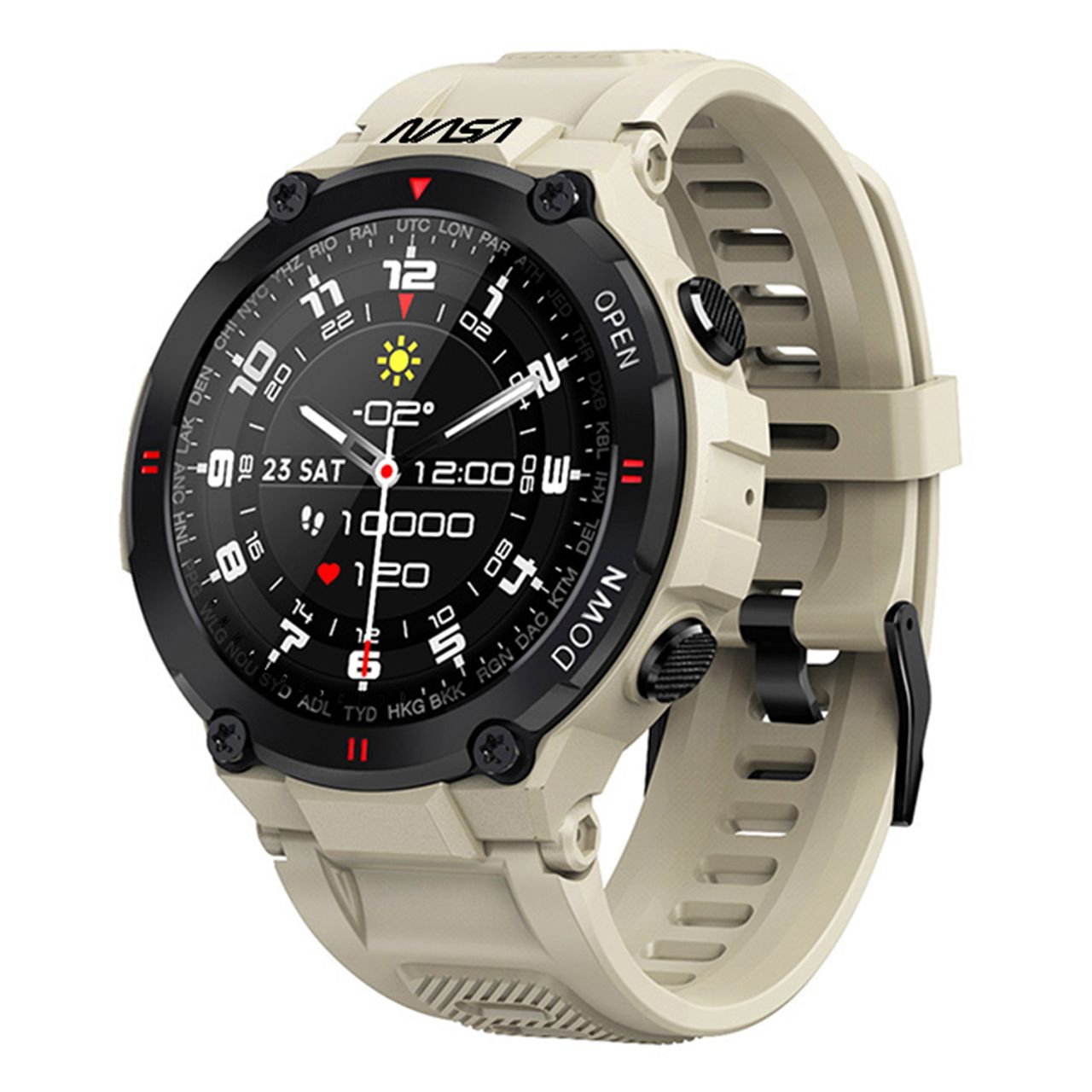 Nasa Smartwatch, 45,4 mm, beige, BNA30119-003