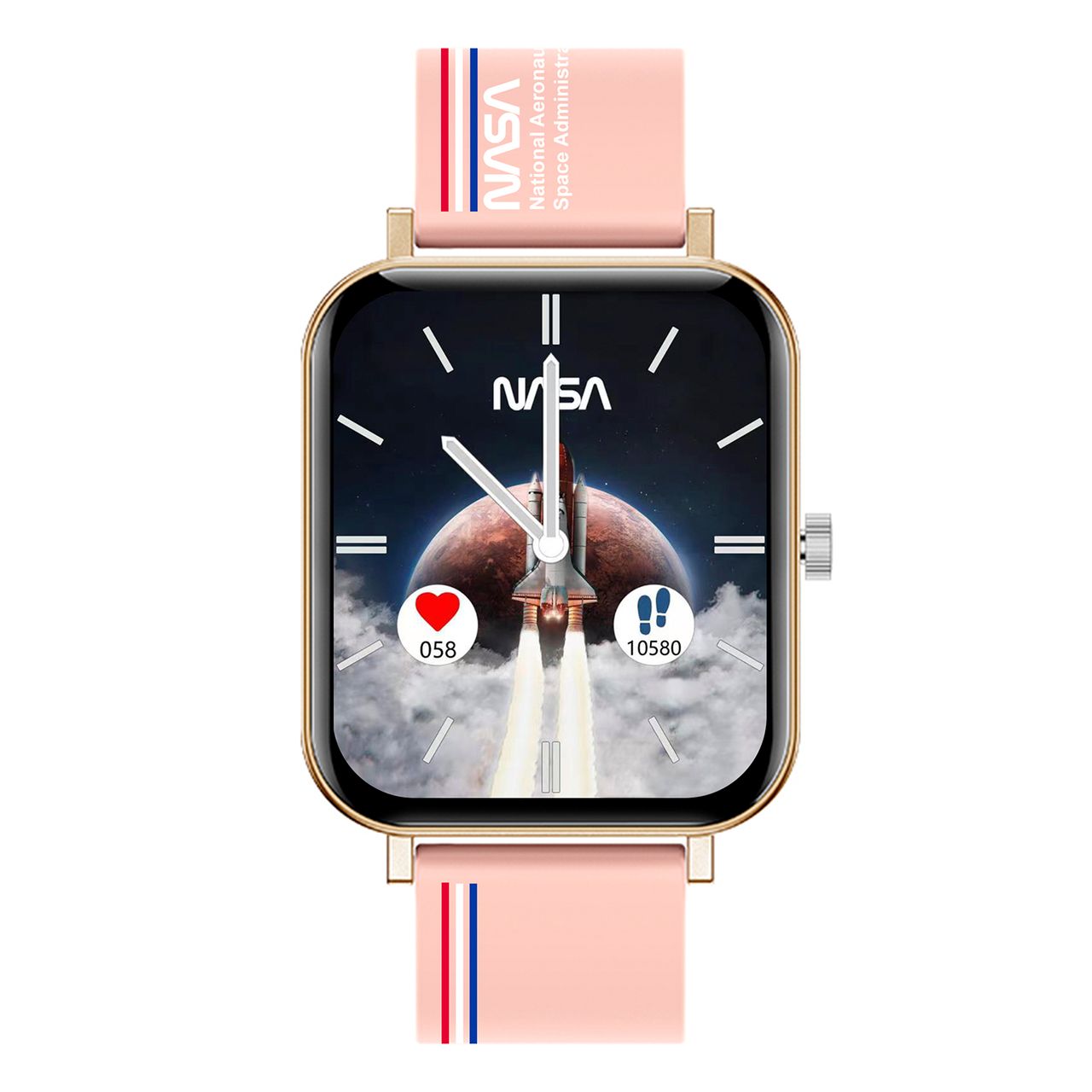 Nasa Smartwatch Digitaal Dames Horloge Rosekleurig BNA30179-003