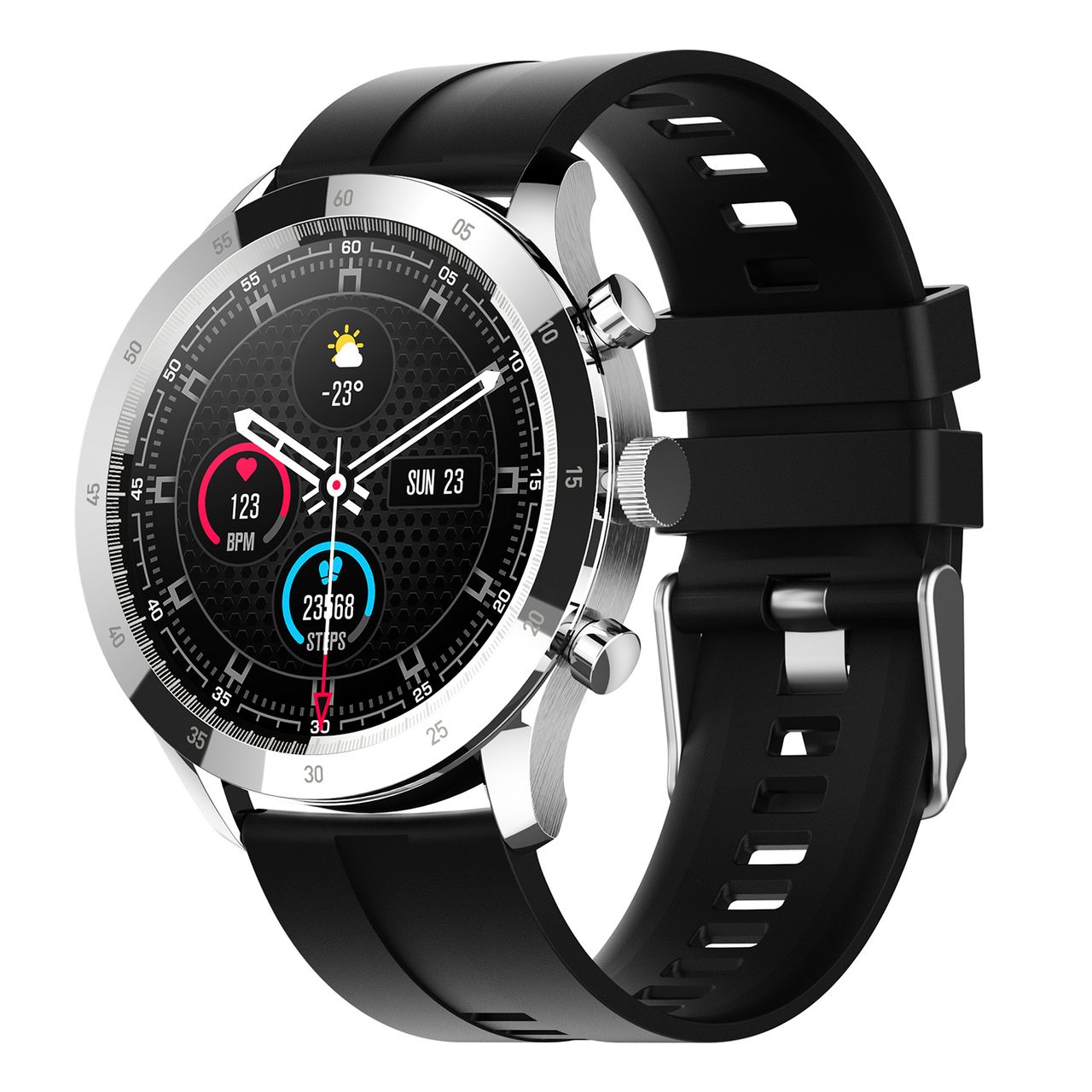 Nasa Smartwatch Digitaal Horloge Zwart 50mm BNA30009-001