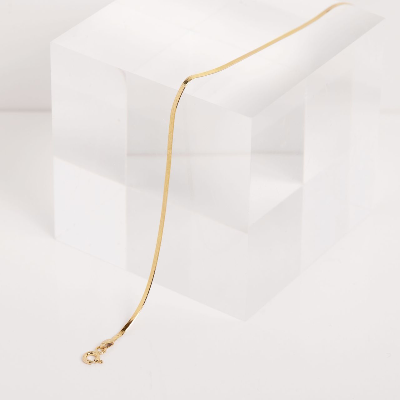 Armband, 925 Silber, vergoldet, mit Schlangenglied