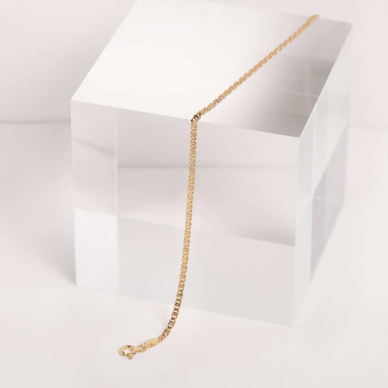 Armband aus 925 Silber vergoldet mit Fantasieglied
