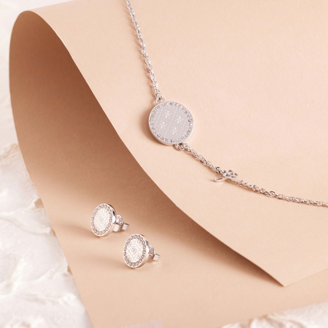 Guess stainless steel armband ROUND HARMONY